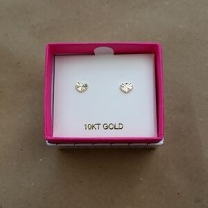 10 Karat Gold Baby Screw Back Earrings